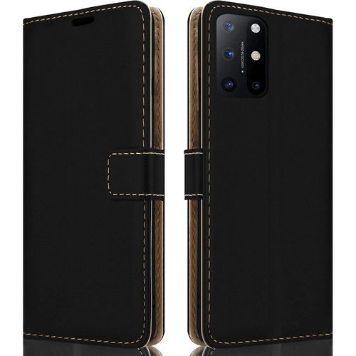 tui Noire Pour Oneplus 8t Coque En Cuir Pu Cuir Synthtique De Premire Qualit Flip Case Couverture Pliante Pour Le Chargement  Induction Ajustement Parfait