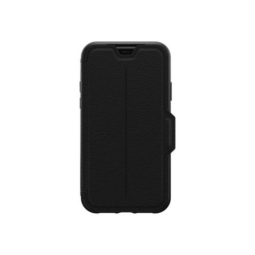Otterbox Strada Series - tui  Rabat Pour Tlphone Portable - Cuir, Polycarbonate - Noir Ombr - Pour Apple Iphone 11