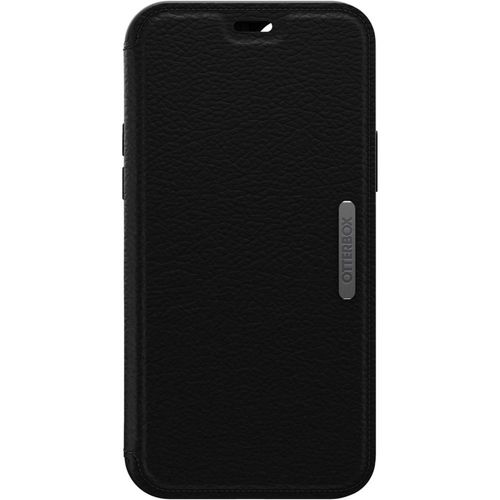 Otterbox Strada Series Folio - tui  Rabat Pour Tlphone Portable - Cuir, Polycarbonate, Loquet Mtallique - Noir Ombr - Pour Apple Iphone 12, 12 Pro