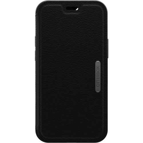Otterbox Strada Series Folio - tui  Rabat Pour Tlphone Portable - Cuir, Polycarbonate, Loquet Mtallique - Noir Ombr - Pour Apple Iphone 12 Mini