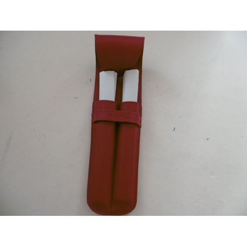 Etui Parker Pour 2 Stylos Rouge