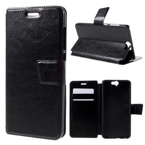 Etui Portefeuille Noir Pour Htc One-A9 Avec Rabat Latral Articul Fonction St