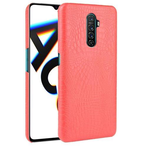 tui Pour Classique lgant Realme X2 Pro/Oppo Reno Ace Anti raflure Housse De Protection Compatibilit Mode Classique D'alligator - Rouge