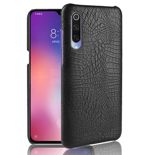 tui Pour Classique lgant Xiaomi Mi 9 Pro/Xiaomi Mi 9 Pro 5g Anti raflure Housse De Protection Mode Classique D'alligator Compatibilit - Noir