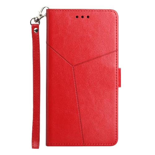 tui Pour De Tlphone Umidigi Power 5 Bicante-Durable Portefeuille En Cuir Coque En Tpu Antichoc Livre De Couverture Pliable - Rouge