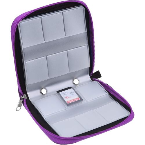 tui Pour Des Cartes Mmoire-Convient Jusqu' 44x Sd,Sdhc,Micro Sd,Mini Sd Et 4x Cf-Titulaire Avec 44 Emplacements (8 Pages)-Pour Le Stockage Et Le Voyage