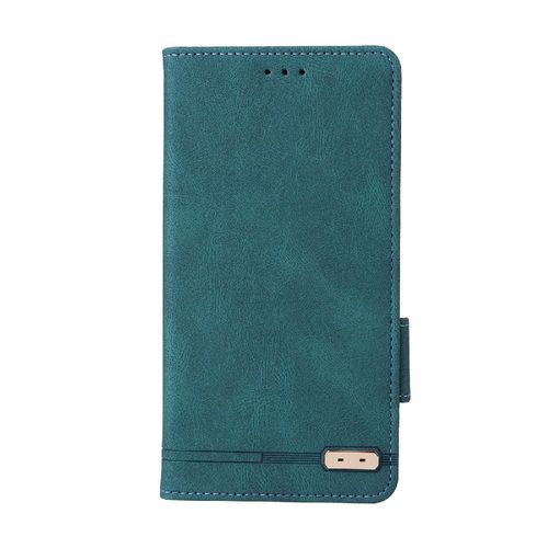 tui Pour Iphone 15 Pro Max Avec Porte-Cartes Kickstand Insertion De Carte Protection Complte Coque En Cuir Folio Flip Housse De Protection - Vert