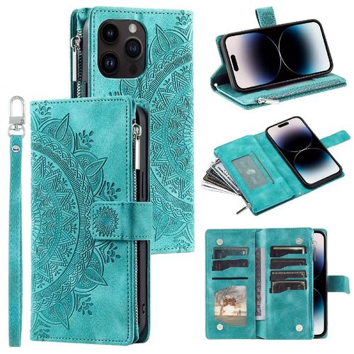 tui Pour Iphone 15 Pro Max Logo En Mtal Aluminium Fibre De Carbone Pu piss Avec Pu  Grain Fin Doublure En Microfibre  L'intrieur Haute Qualit Clipless 2-En-1 Coque Avec - Vert