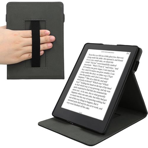 tui Pour L Use lectronique Compatible Avec Kobo Aura H2o Edition 2 - tui Housse Rabat L Use Simili Cuir Noir[Book5170221]