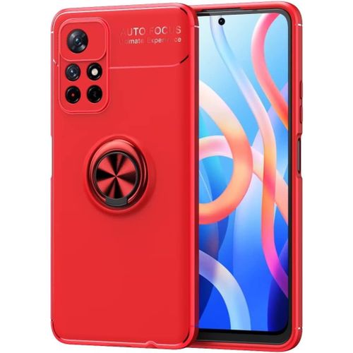 tui Pour Oneplus 9 Pro Coque, Tpu Souple, Svelte, Support D'anneau Rotatif  360 Degrs, Coque Pour Tlphone Oneplus 9 Pro. Rouge