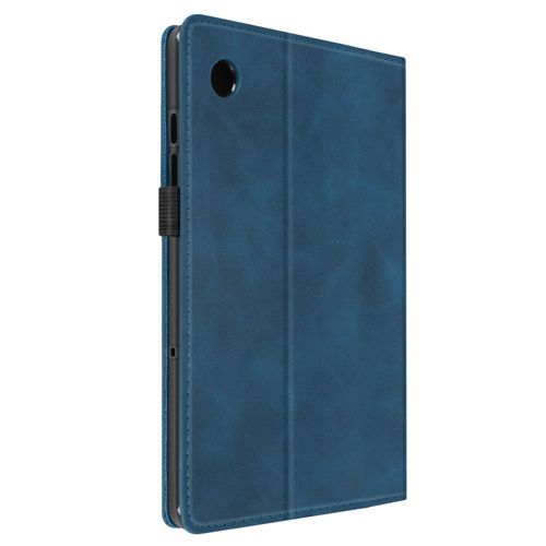 tui Pour Samsung Tab A9 Plus Clapet Multi-Compartiment Support Vido Bleu