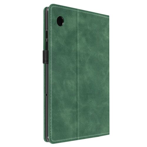 tui Pour Samsung Tab A9 Plus Clapet Multi-Compartiment Support Vido Vert