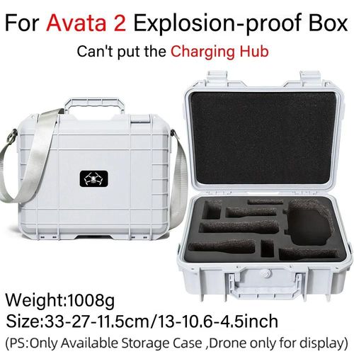 tui Rigide Avec Sangle Pour Dji Avmi2 Goggles 3,Sac Blanc Lanc Par Importateur,Valise Rsistante  La Pression Vpn - Type White