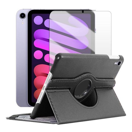 Etui Rotatif En Simili Cuir + Verre Tremp Pour Ipad Mini 2021 8.3