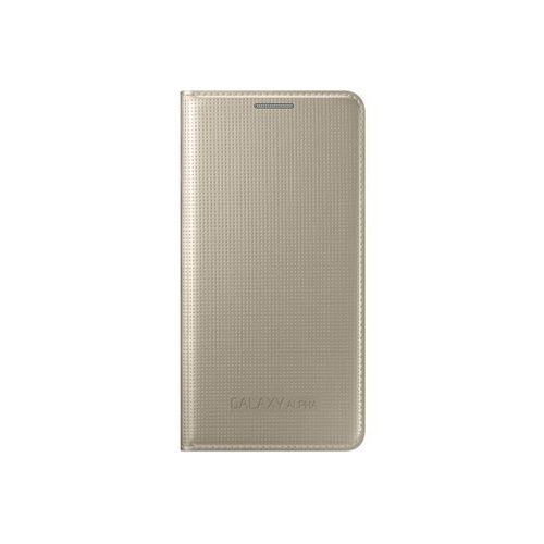 Etui Samsung Flip Cover Galaxy Alpha Gol