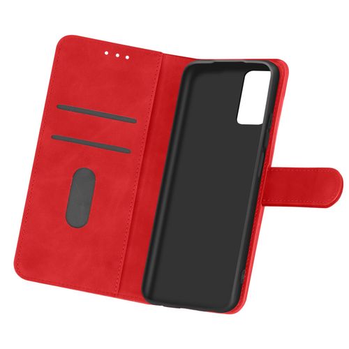 tui Pour Samsung Galaxy A32 5g Clapet Portefeuille Fonction Support Vido Rouge