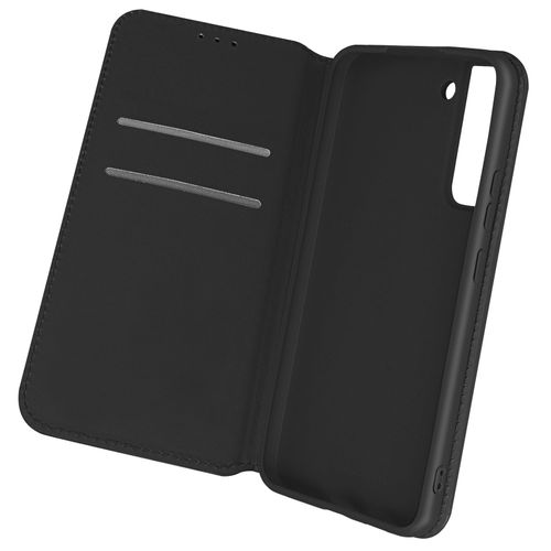 tui Samsung Galaxy S22 Plus Clapet Portefeuille Fonction Support Vido Noir