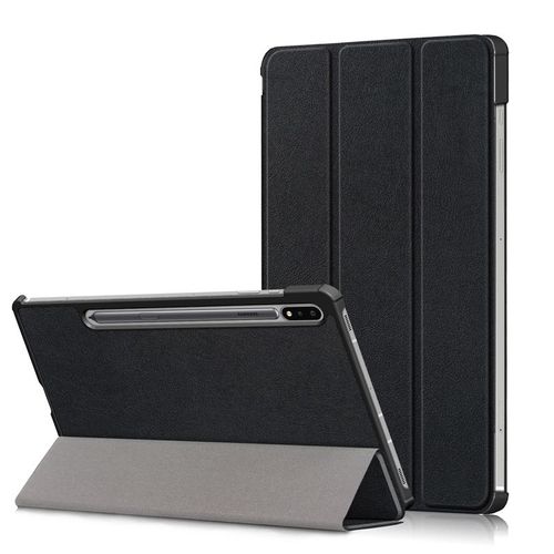 Etui Samsung Galaxy Tab S10 Fe Smartcover Pliable Noir Cuir Pu Avec Stand - Housse Coque De Protection Nouvel Samsung Galaxy Tab S10 Fe - Accessoires Tablette Pochette Xeptio : Exceptional Smart Case !