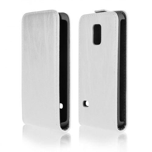 Etui Slim  Rabat Samsung Galaxy S5 Mini Coloris Blanc