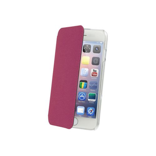 Muvit Made In Paris Crystal Folio - tui  Rabat Pour Tlphone Portable - Polyurthane, Polycarbonate - Rose