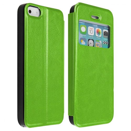 Etui Slim Folio View Articul Vert Stand Pour Iphone 5s