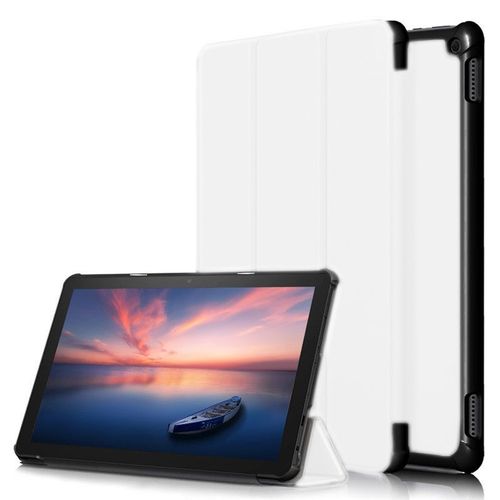 Etui Smartcover Blanc Pour Samsung Galaxy Tab A7 Lite 8.7 Pouces 2021 (Sm-T220/T225) - Housse Blanche Coque De Protection Tablette Pour New Galaxy Tab A7 Lite 8.7 Pouces 2021 T220/T225 - Accessoires Pochette Xeptio