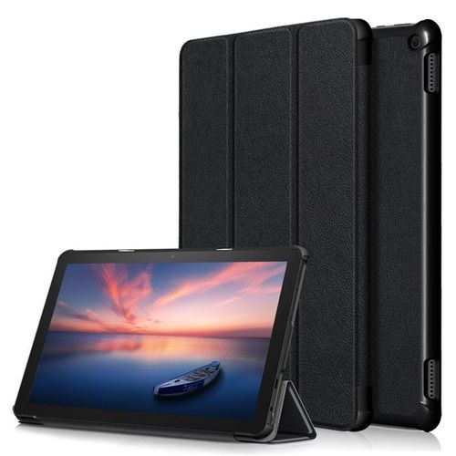 Etui Smartcover Noir Pour Samsung Galaxy Tab A7 Lite 8.7 Pouces 2021 (Sm-T220/T225) - Housse Noire Coque De Protection Tablette Pour New Galaxy Tab A7 Lite 8.7 Pouces 2021 T220/T225 - Accessoires Pochette Xeptio