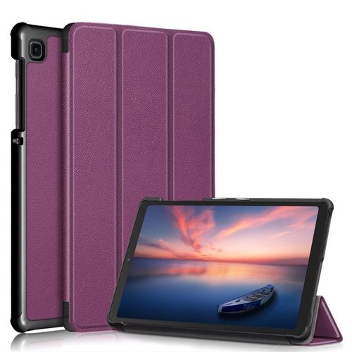 Etui Smartcover Violet Pour Samsung Galaxy Tab A7 Lite 8.7 Pouces 2021 (Sm-T220/T225) - Housse Violette Coque De Protection Tablette Pour New Galaxy Tab A7 Lite 8.7 Pouces 2021 T220/T225 - Accessoires Pochette Xeptio