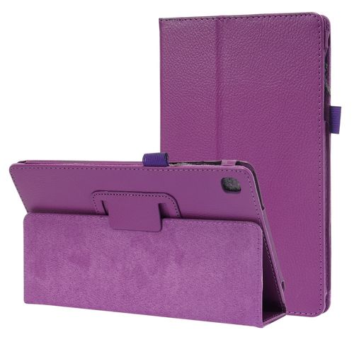 Etui Stand Violet Pour Samsung Galaxy Tab A7 Lite 8.7 Pouces 2021 (Sm-T220/T225) - Housse Violette Coque De Protection Tablette Pour New Galaxy Tab A7 Lite 8.7 Pouces 2021 T220/T225 - Accessoires Pochette Xeptio