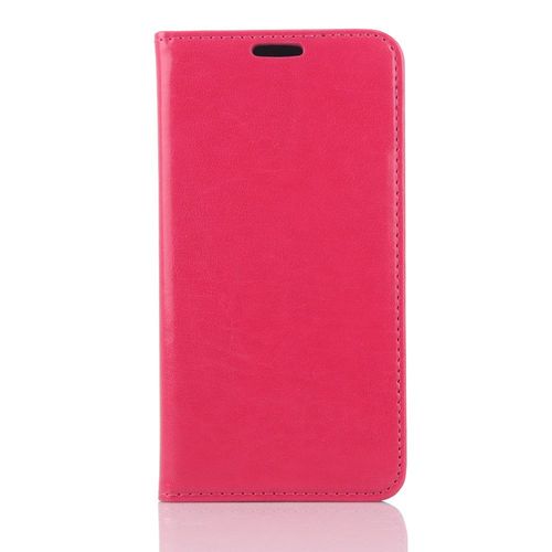 Etui Type Portefeuille Cuir Rose Pour Galaxy-S6 Rabat Latral Articul Fonction