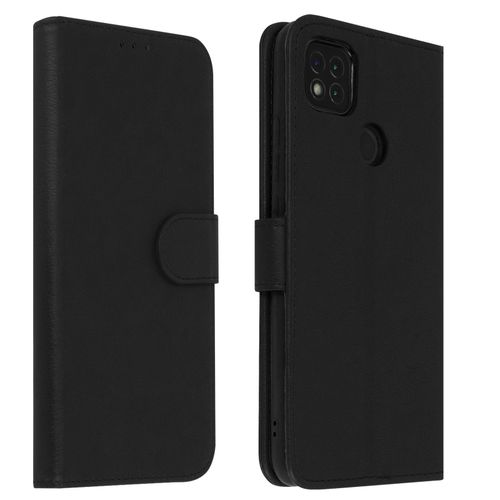 tui Xiaomi Redmi 9c Protection Avec Porte-Carte Fonction Support Noir