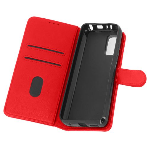 tui Xiaomi Redmi Note 10 Pro Protection Porte-Carte Fonction Support Rouge