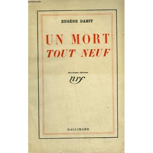 Un Mort Tout Neuf   de eugne dabit 