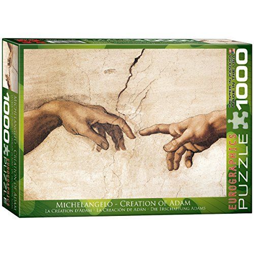 Eurographics Creation Of Adam By Michaelangelo Puzzle (1000-Piece)