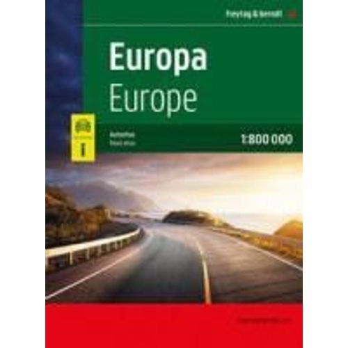 Europa, Autoatlas 1:800.000, Freytag & Berndt    Format Broch 
