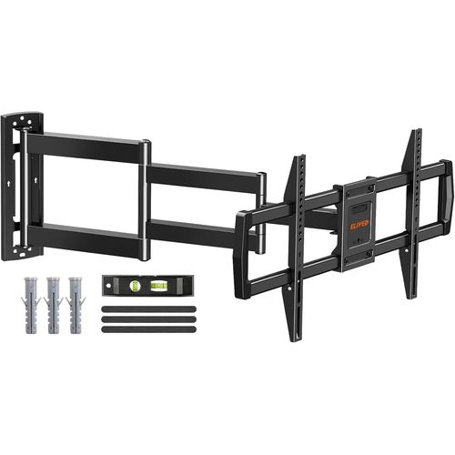 EV3038 Support mural  bras long avec 962 mm pour la plupart des tlviseurs de 42  75 pouces,Full Motion TV Mount swivelling and Tilting,supporte jusqu' 45 kg. Montage TV Max VESA 600 x