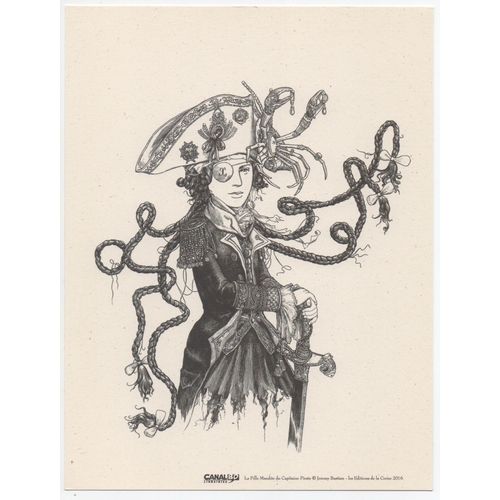 Ex-Libris - Para Bd La Fille Maudite Du Capitaine Pirate (Jeremy A. Bastian) Les ditions De La Cerise / Canal Bd 2016