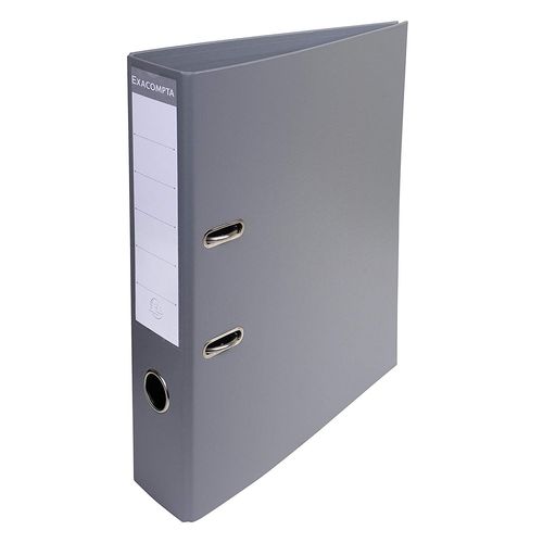 Exacompta 53754e Set De 10 Classeurs  Levier Premtouch En Pvc Format 32x29 Cm Gris Souris