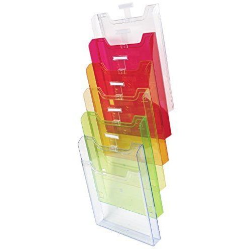 Exacompta 64799d Trieur Mural Avec 6 Compartiments A4 Vertical Couleurs Assorties