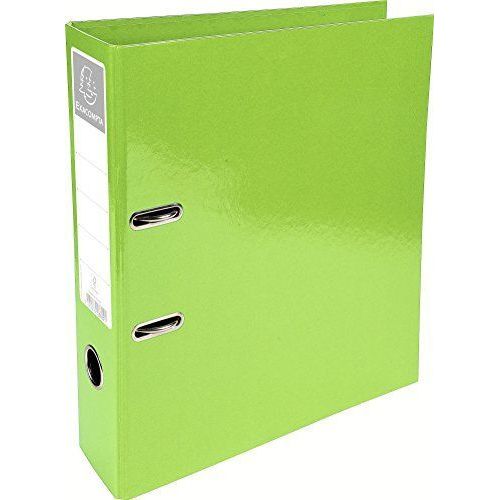 Exacompta Classeur  Levier Iderama En Carton Pellicul. Dos 7 Cm. Format A4+. Coloris Vert Clair