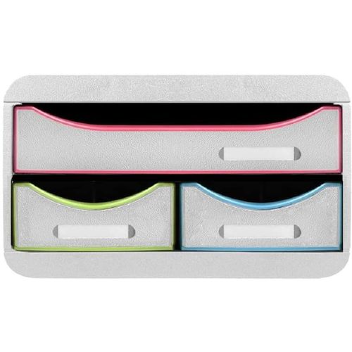 Exacompta Module De Classement Small-Box 3 Tiroirs Black Office - Arlequin