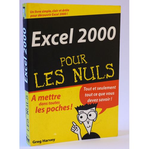 Excel 2000 Pour Les Nuls   de Greg Harvey  Format Poche 