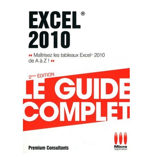 Excel 2010   de Premium consultants  Format Broch 