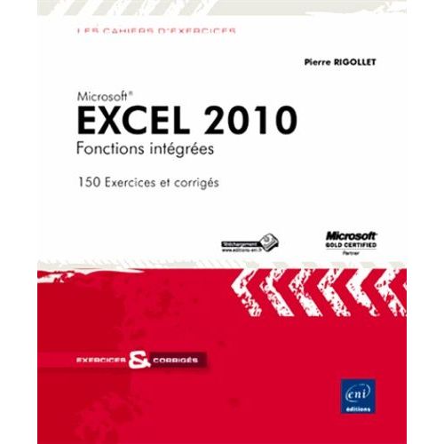Excel 2010 - Fonctions Intgres   de Rigollet Pierre  Format Broch 