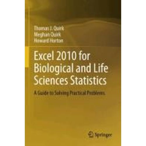 Excel 2010 For Biological And Life Sciences Statistics    Format Broch 