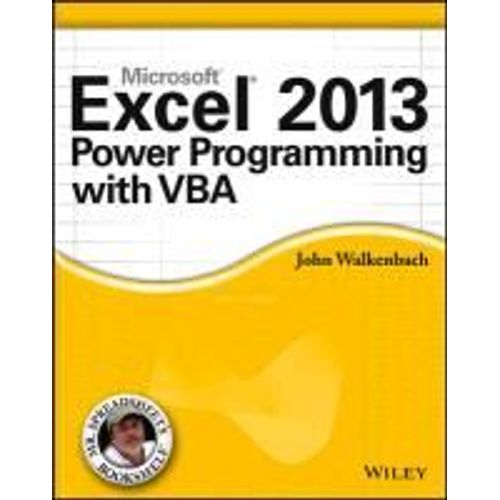 Microsoft Excel 2013 Power Programming With Vba    Format Broch 