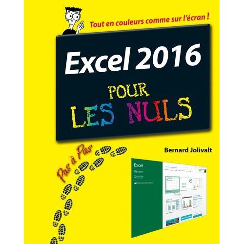 Excel 2016 Pas  Pas Pour Les Nuls   de Jolivalt Bernard  Format Spiral 