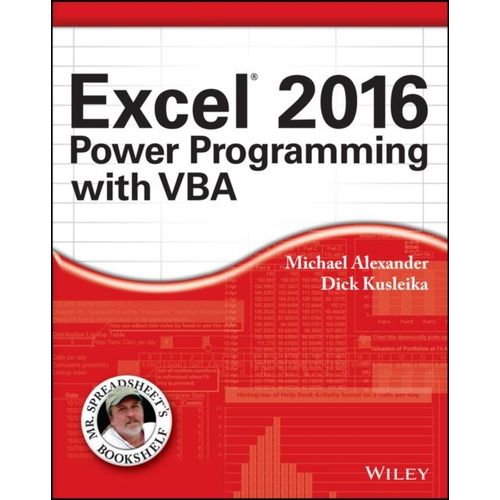 Excel 2016 Power Programming With Vba   de Michael Alexander  Format Broch 