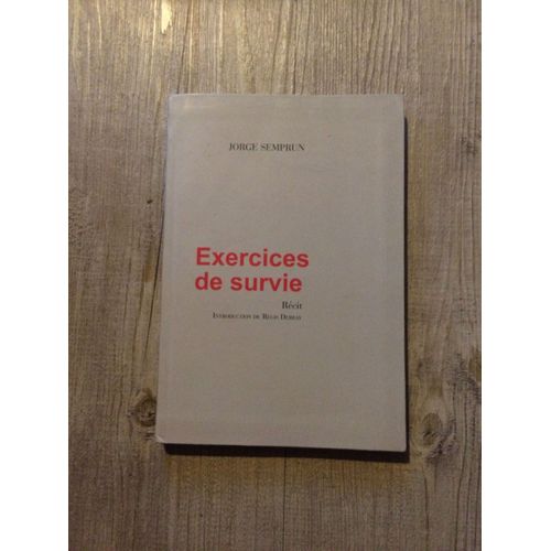 Exercices De Survie - Jorge Semprun   de Jorge Semprun  Format Broch 