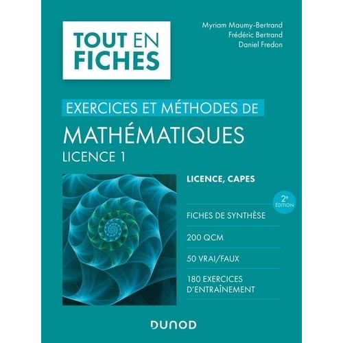 Mathmatiques Licence 1 - Exercices Et Mthodes    Format Grand Format 